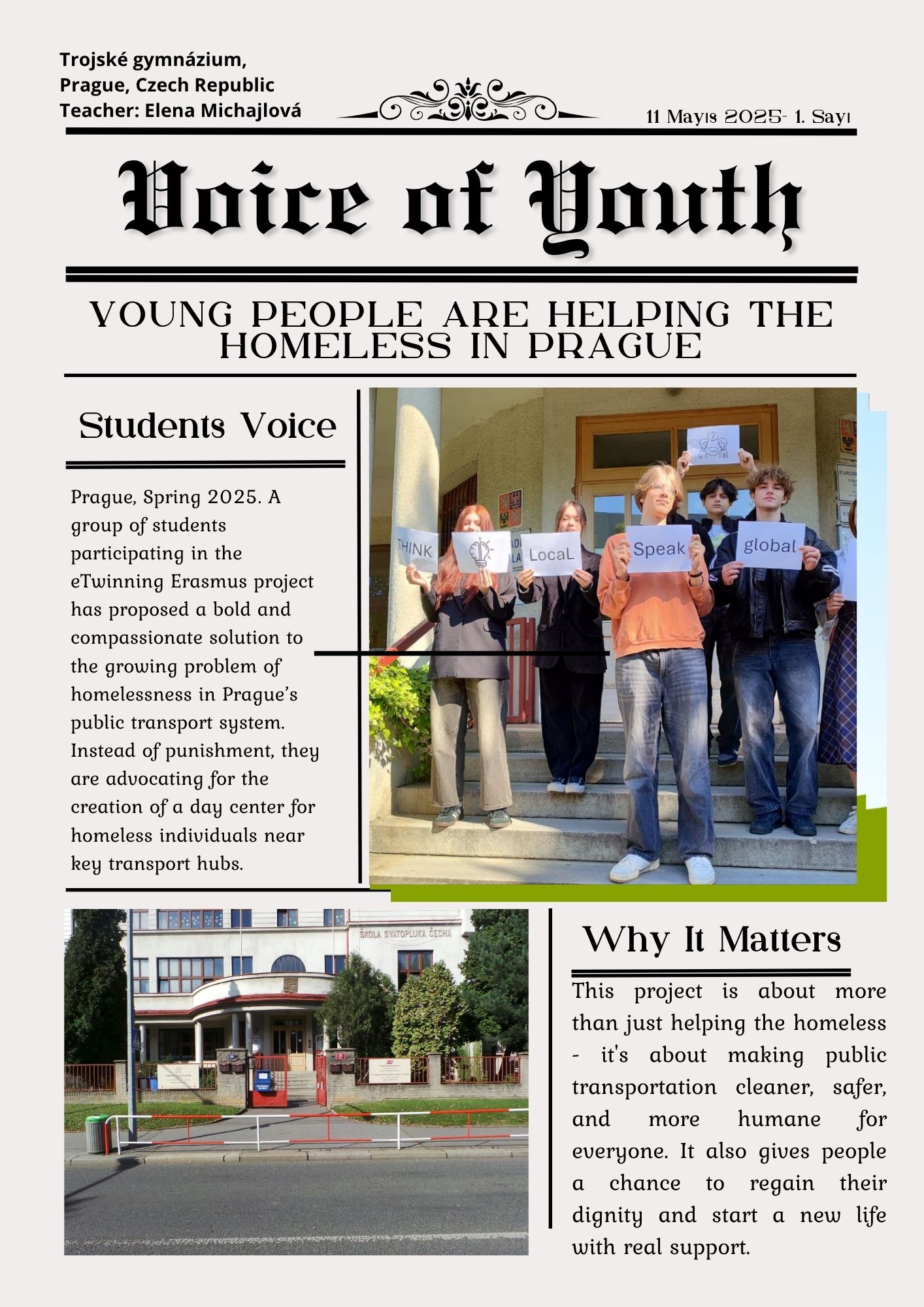 plakát k projektu eTwinning