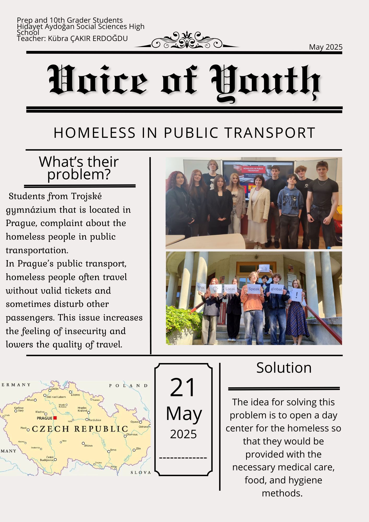 plakát k projektu eTwinning