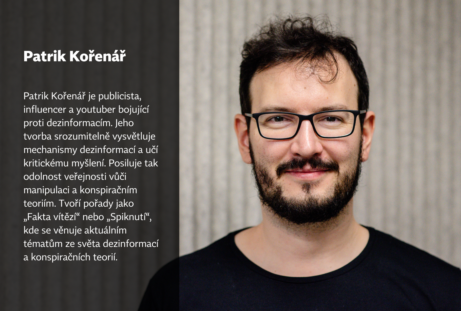 Medailone Patrika Kořenáře