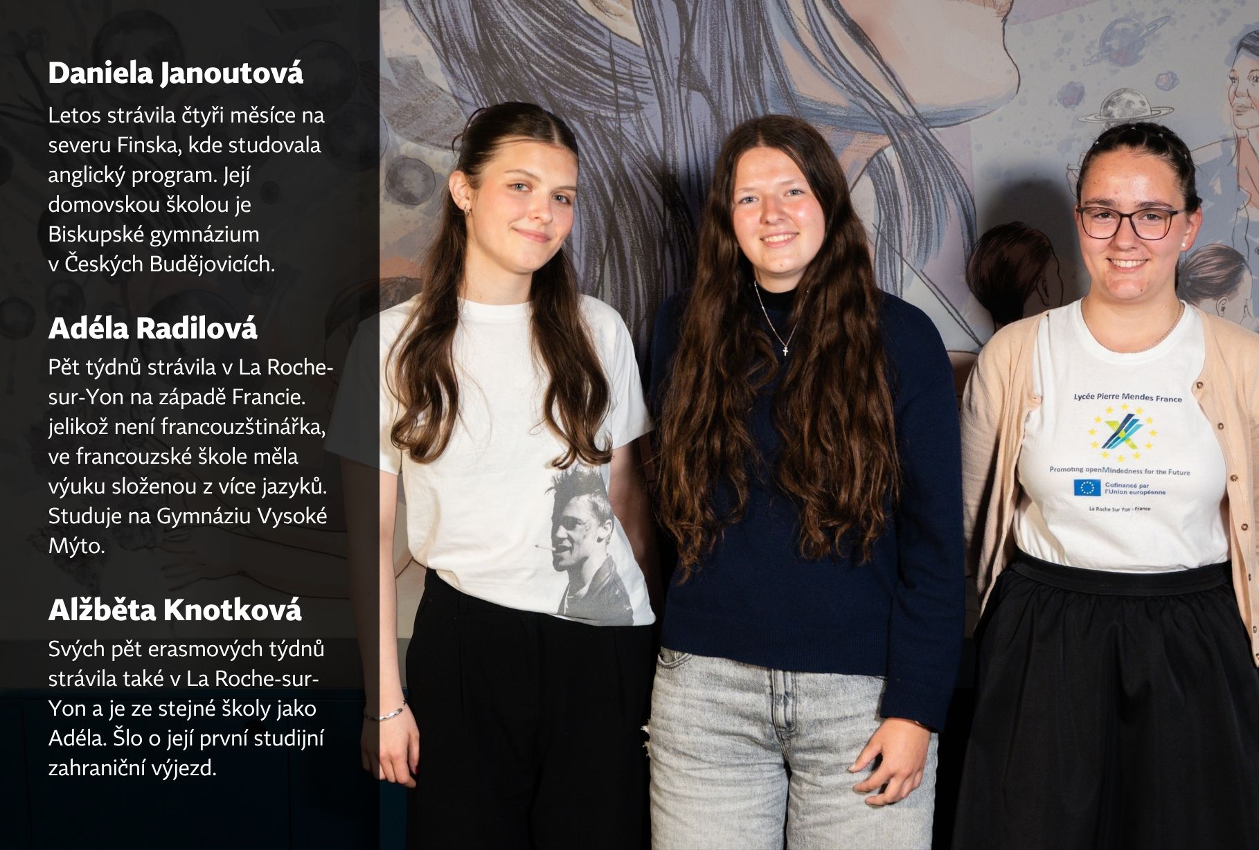 Daniela, Adéla a Alžběta