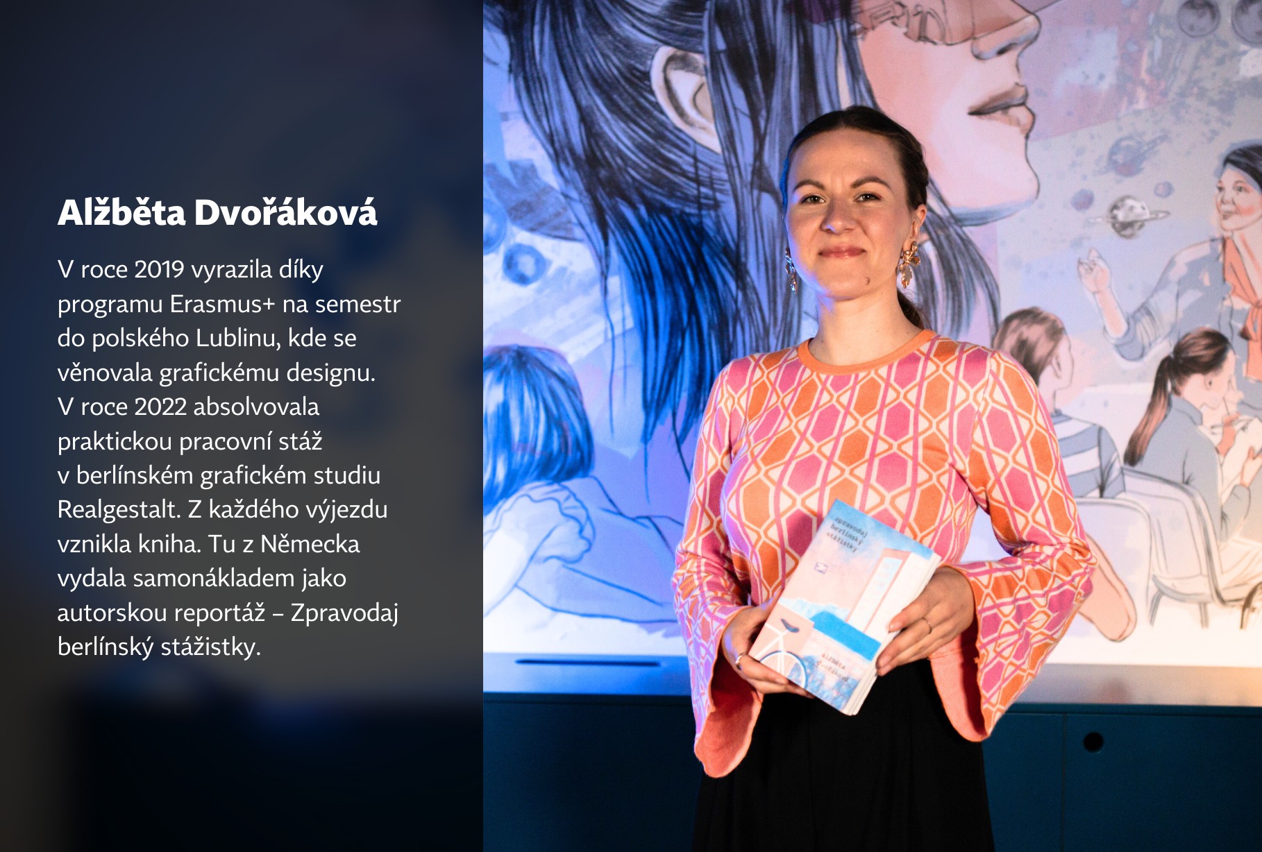 Medailonek Alžběty Dvořákové