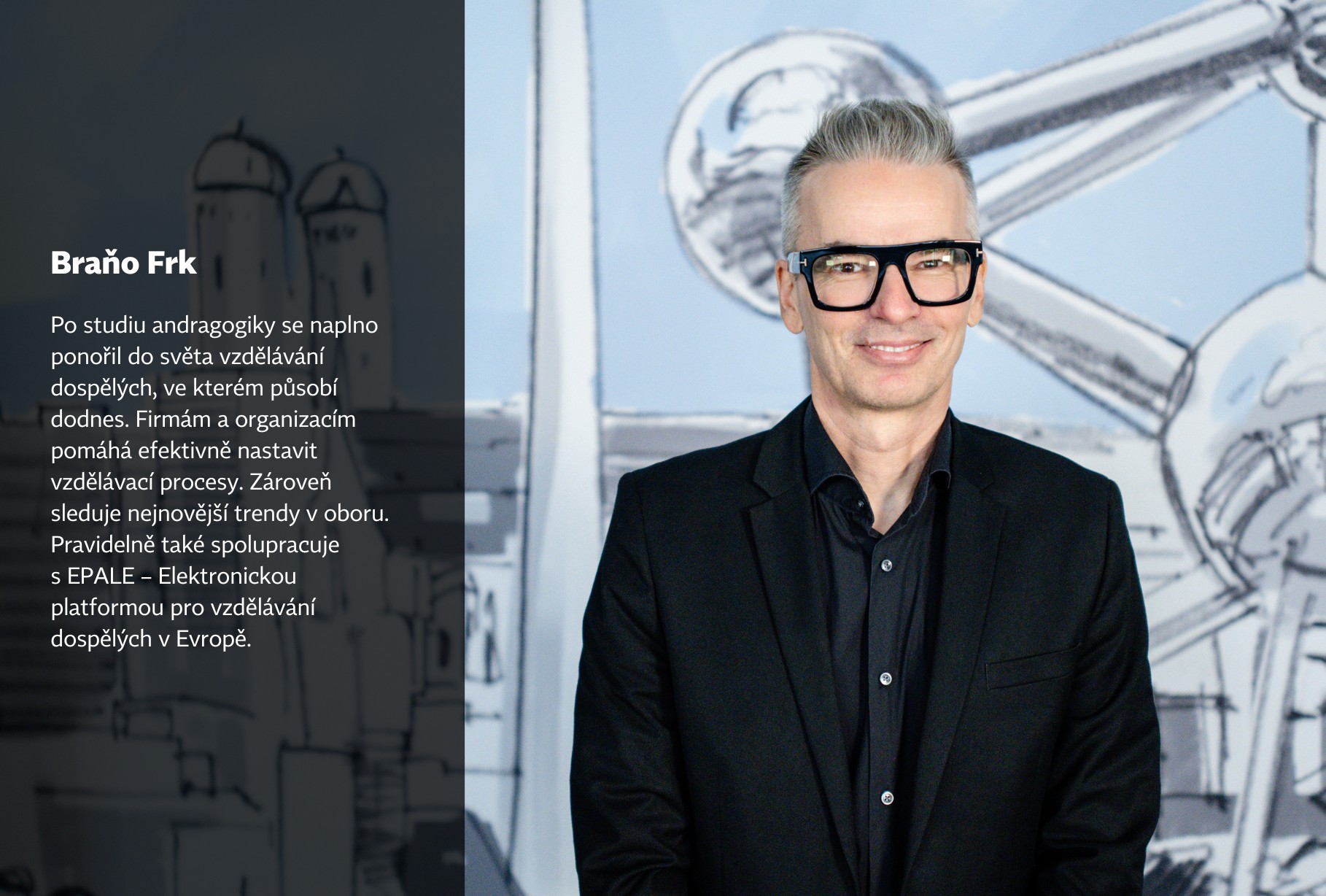 Představení learning designera, Braňa Frka.