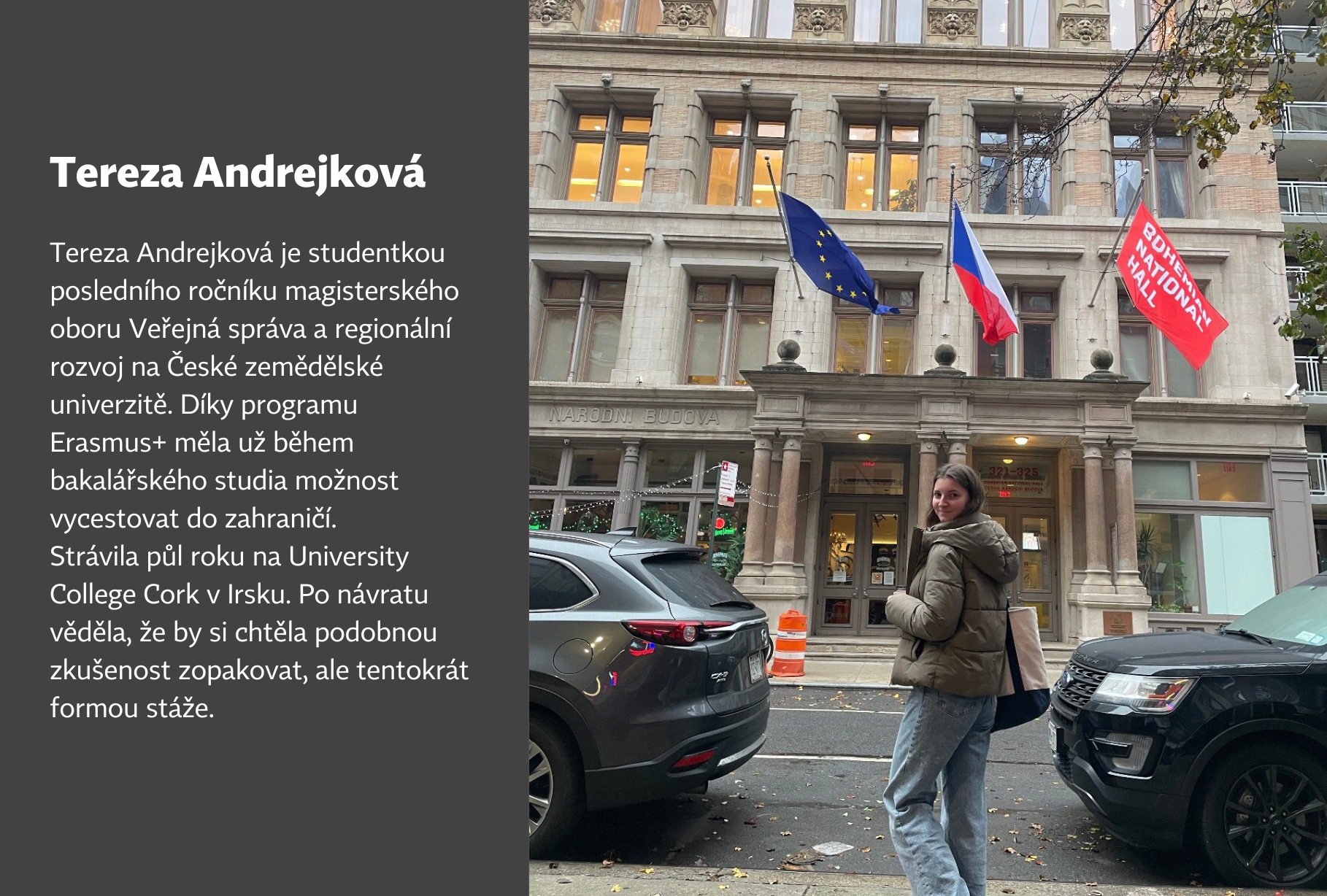 Jeden den na Erasmu v Českém centru NY