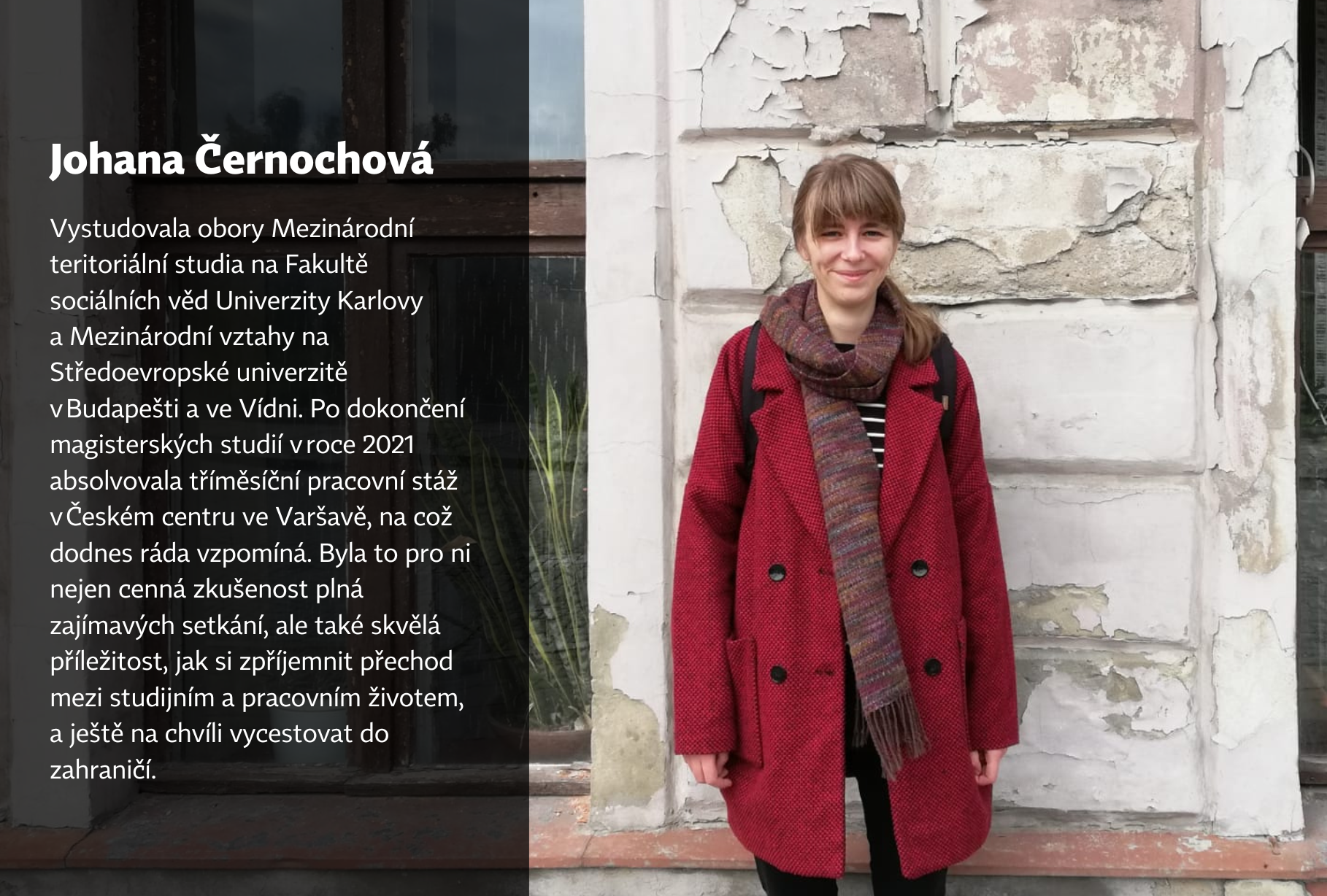 Medailonek Johana Černochová