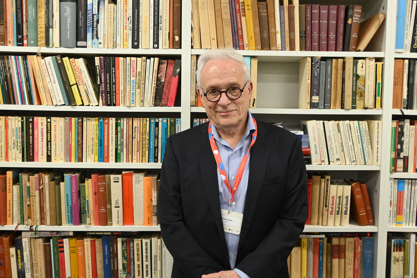 Tomas Ganz na české recepci na Generálním konzulátu ČR v L.A.