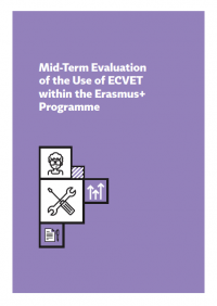 Mid-Term Evaluation of hte Use of ECVET within the Erasmus+ Programme cover