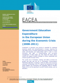 Government education expenditure in the European Union during the economic crisis (2008-2011)