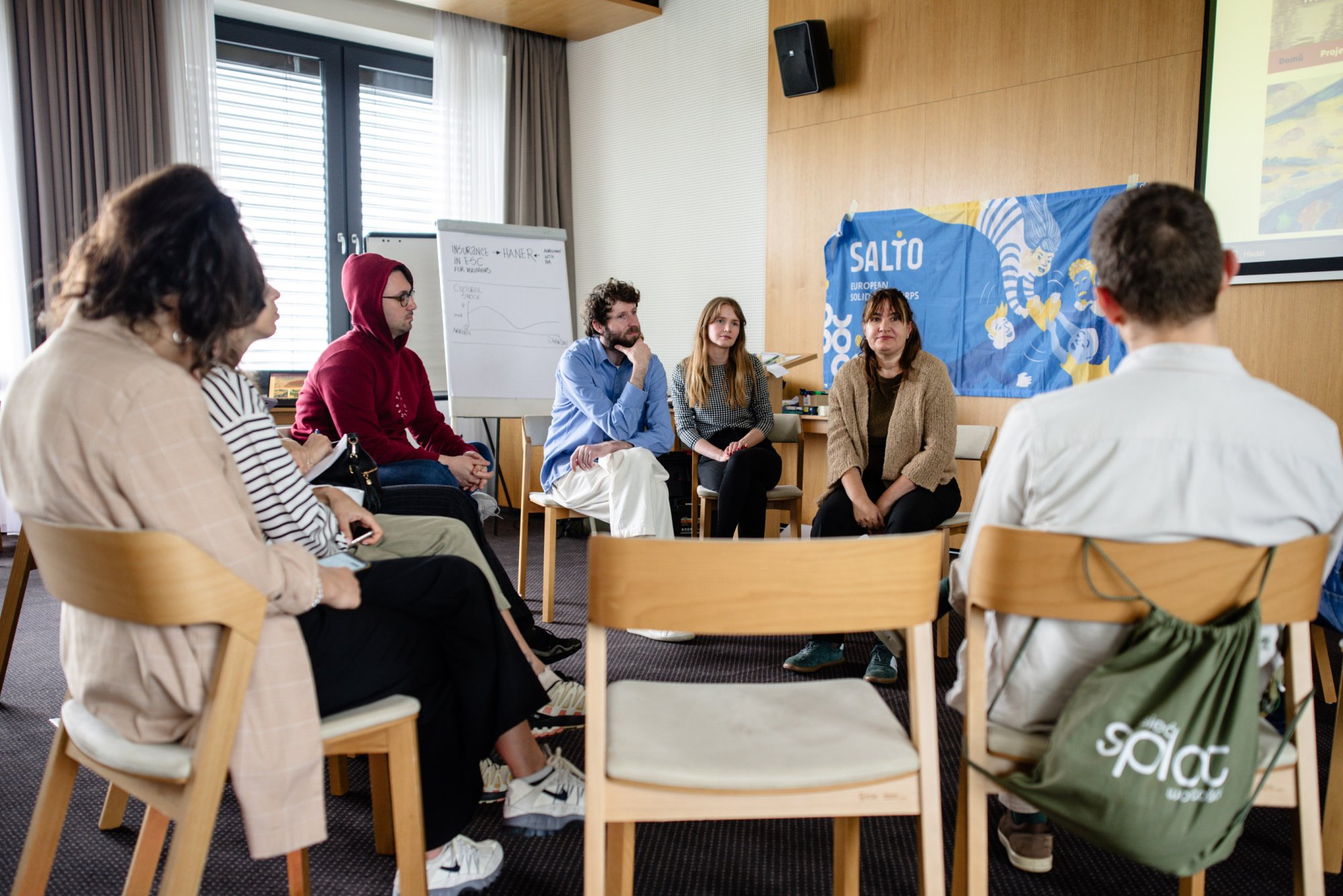 Účastníci během živé knihovny