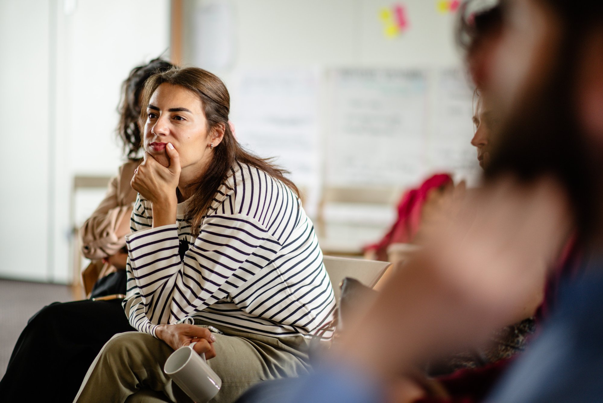 Účastníci během živé knihovny