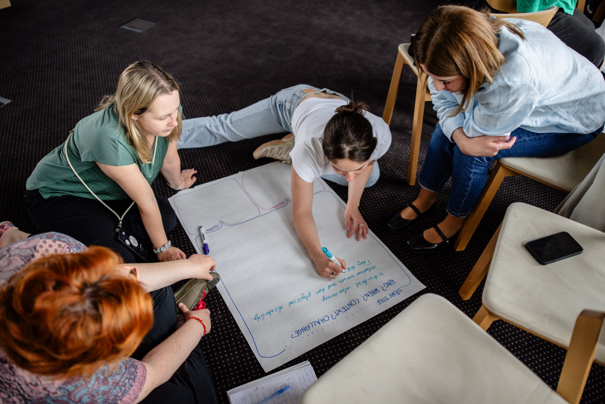 Spolupráce účastníků na setkání