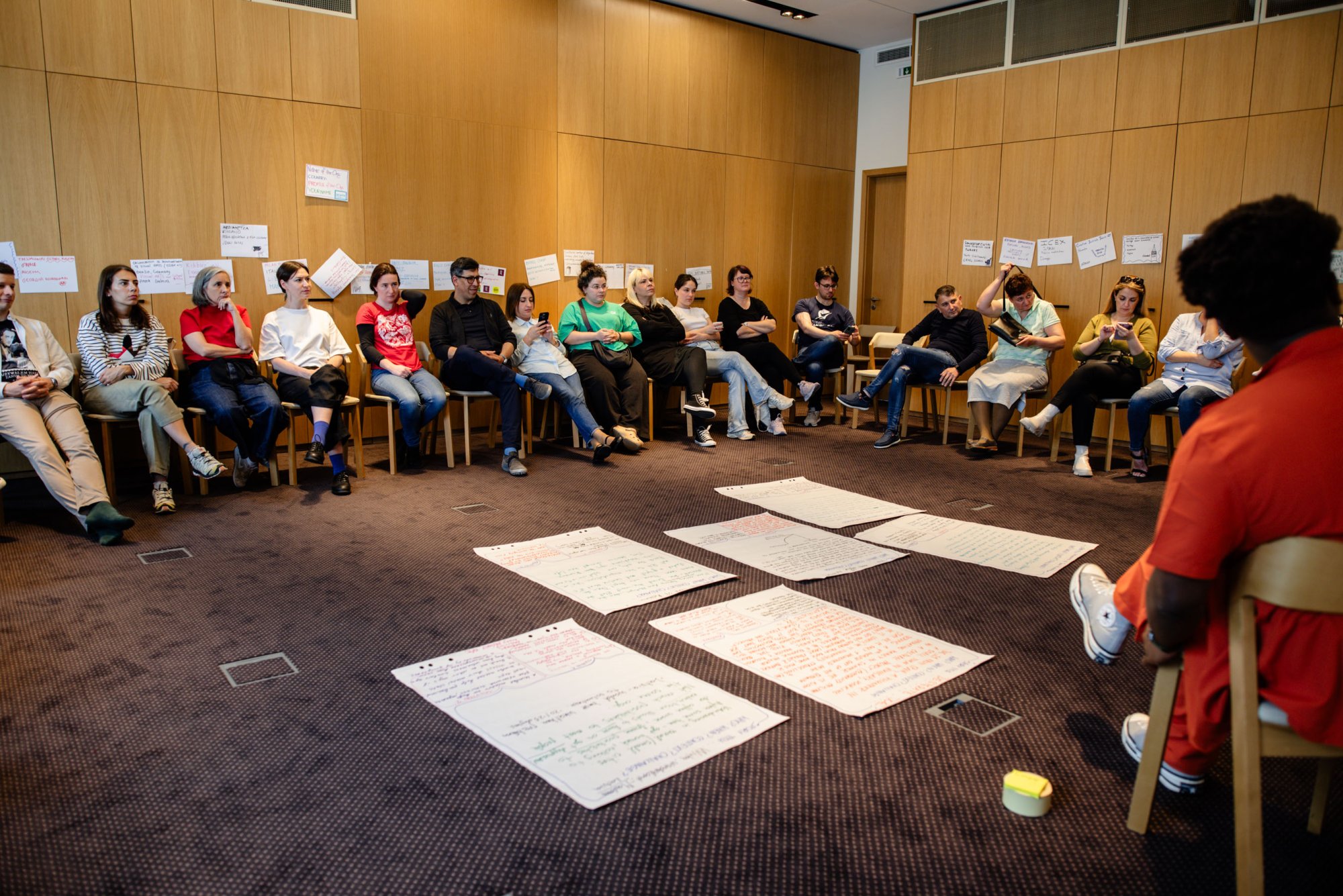 Spolupráce účastníků na setkání